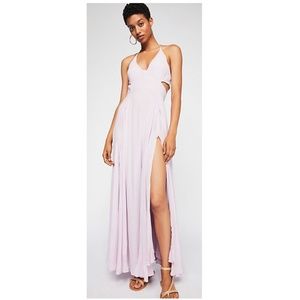 Free People Maxi Dress in Orchid (dusky pink)